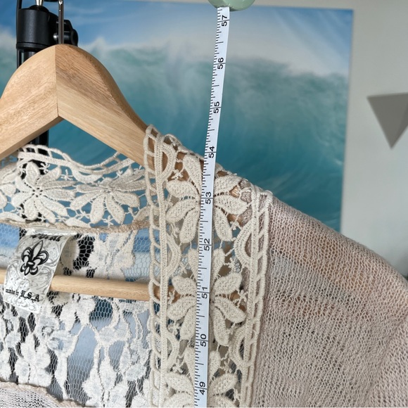 Vocal open front, embellished duster cardigan - Picture 4 of 9